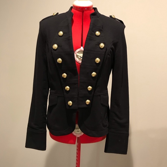 INC International Concepts Jackets & Blazers - Black Military Style I.N.C. International Concept Jacket. Gold button
